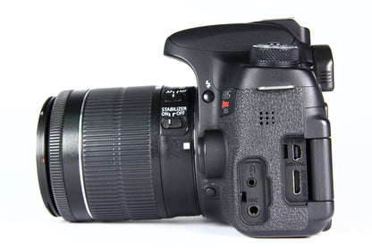 Cámara Digital CANON T6s Lente 18-55mm IS STM. Usada