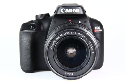 Cámara Digital CANON T100 Lente 18-55mm III. Usada