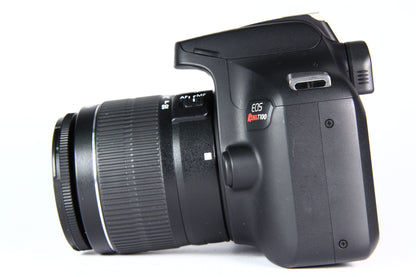 Cámara Digital CANON T100 Lente 18-55mm III. Usada