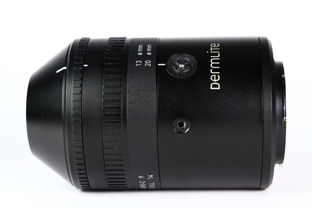 Lente MACRO Dermlite 13-20mm para CANON EF 60mm F2.8. Usado