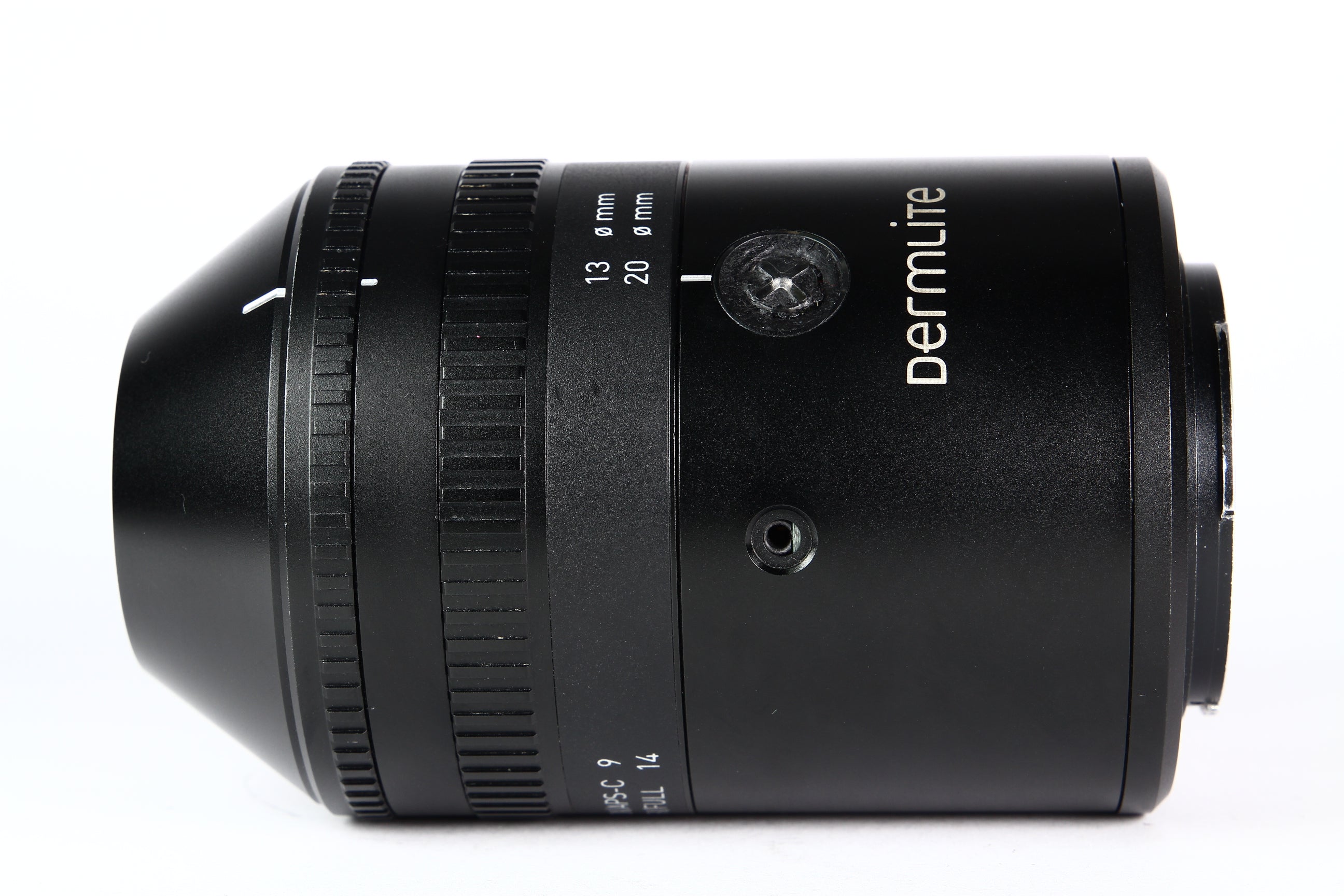 Lente MACRO Dermlite 13-20mm para CANON EF 60mm F2.8. Usado