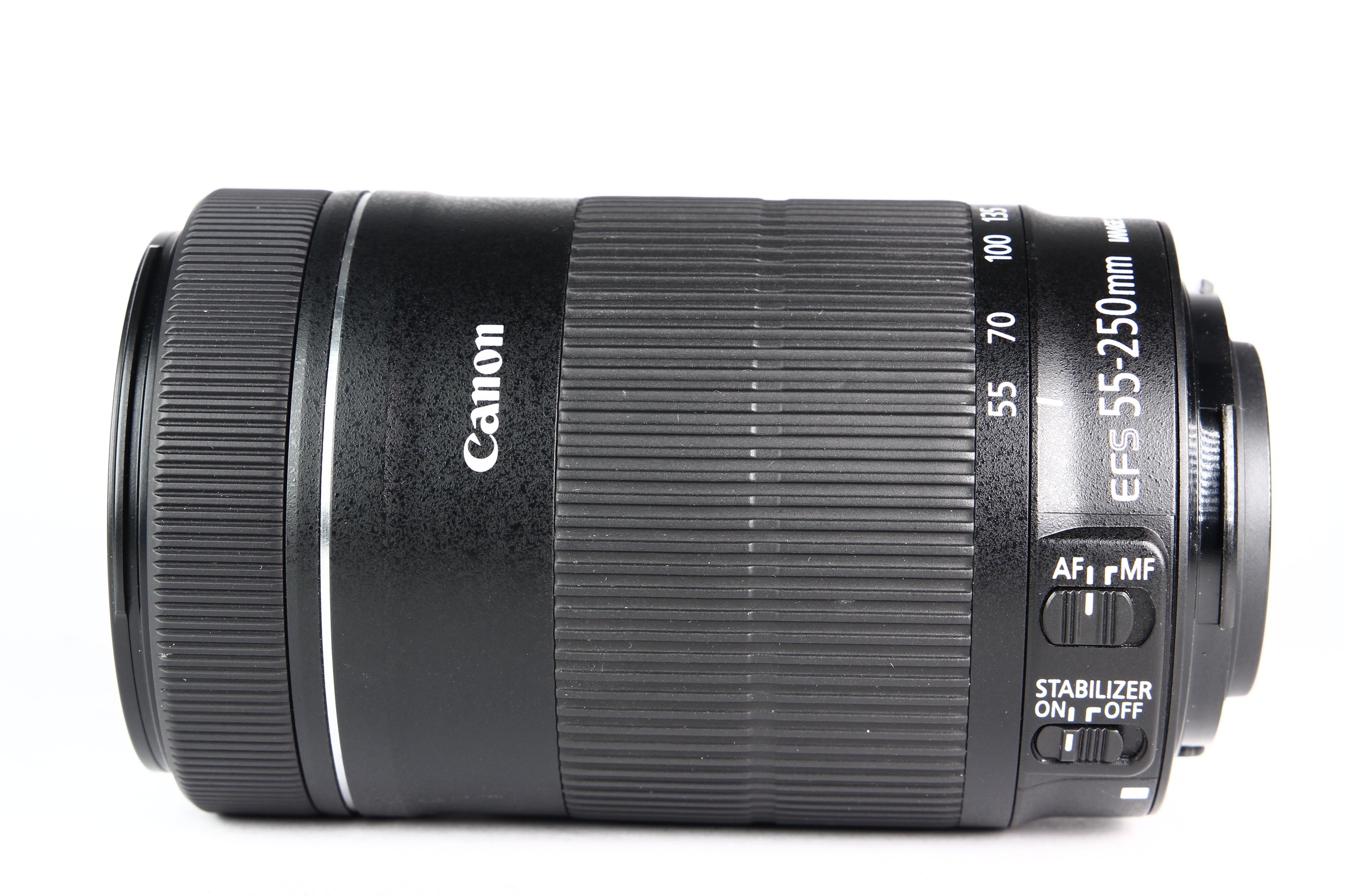 Lente CANON EF-S 55-250mm IS STM F4-5.6. Usado