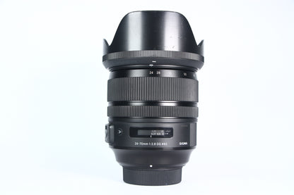 Lente SIGMA Art 24-70mm F2.8 DG para Nikon. Usado
