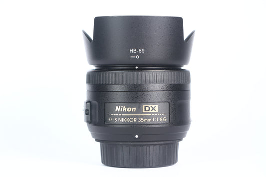 Lente NIKON AF-S 35mm DX F1.8 G. Usado