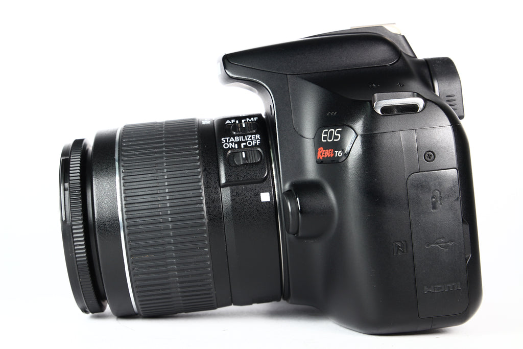 Cámara Digital CANON T6 Lente 18-55mm IS II. Usada