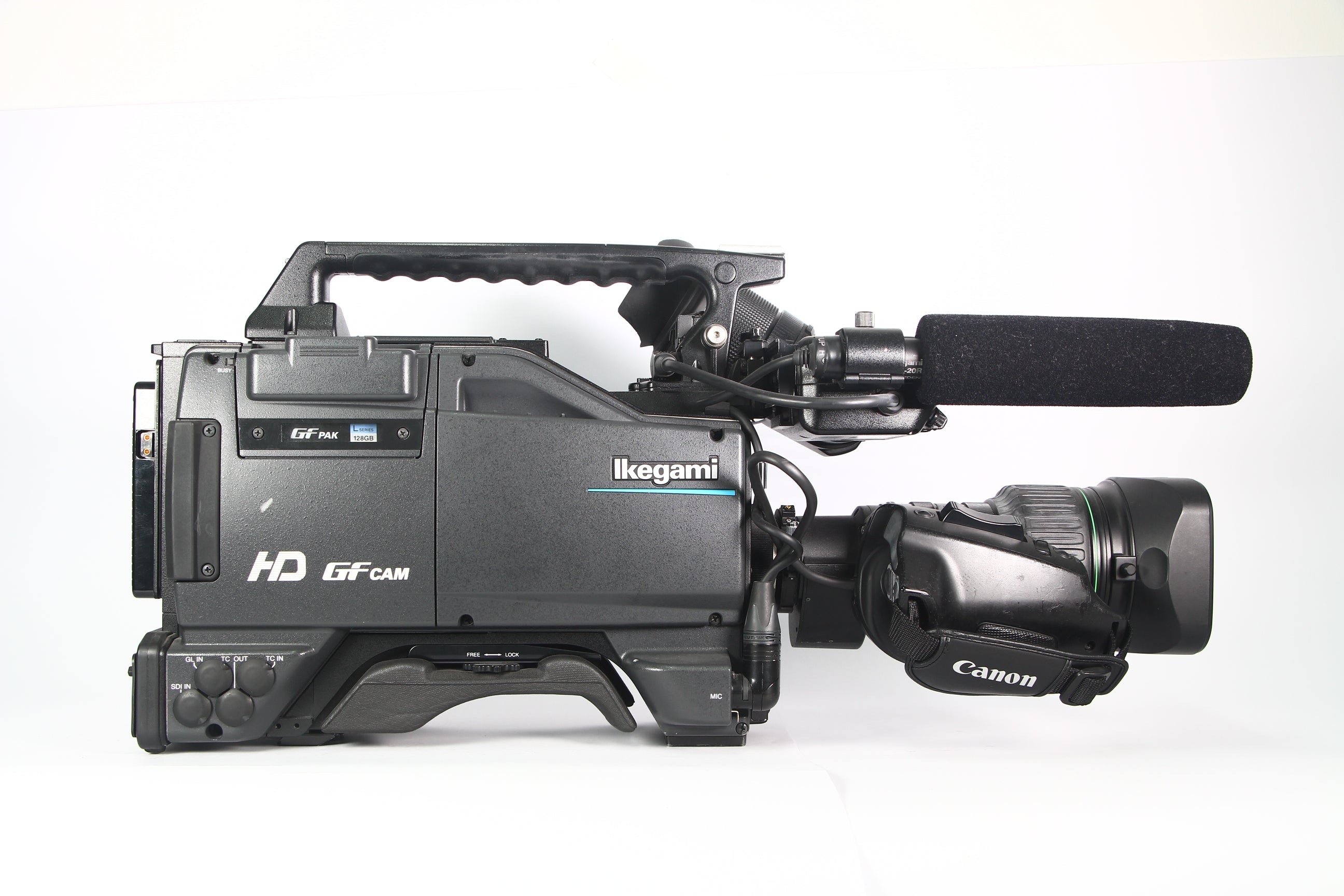 FG Camcorder Ikegami HDS-V10 Lente Canon KJ20x8.2 KRSD. Usado