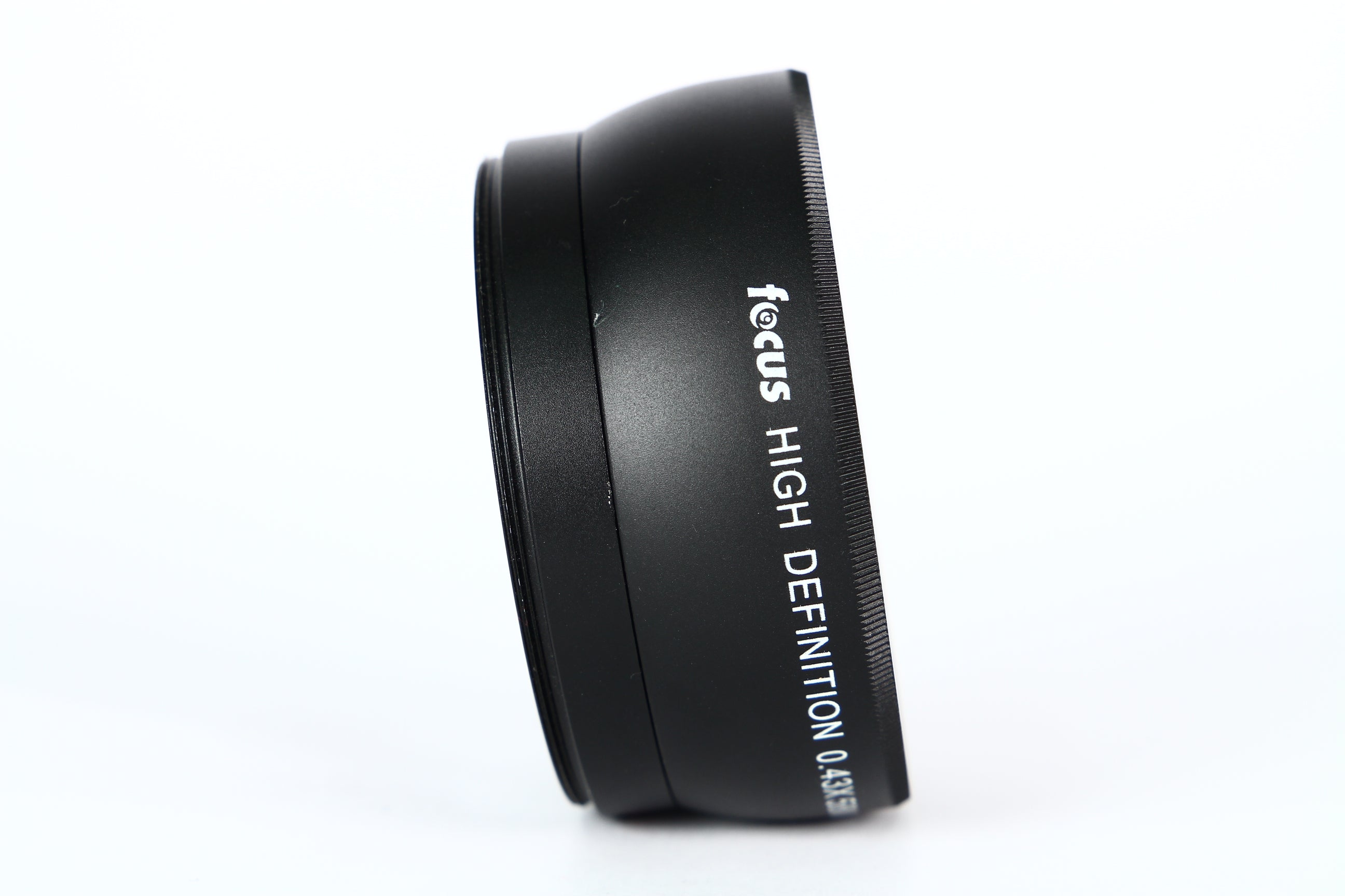 Lente conversor FOCUS para gran angular 0.43X con macro. Diámetro 58mm.