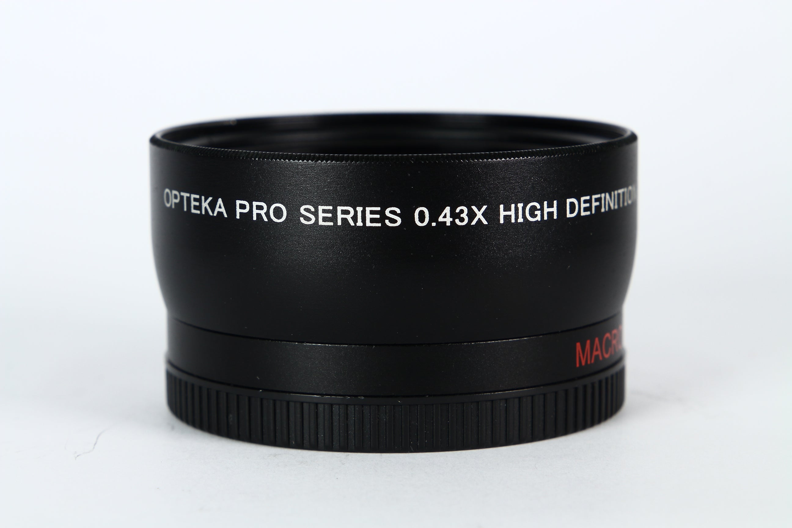Lente conversor OPTEKA para gran angular 0.43X con macro. Diámetro 58mm.