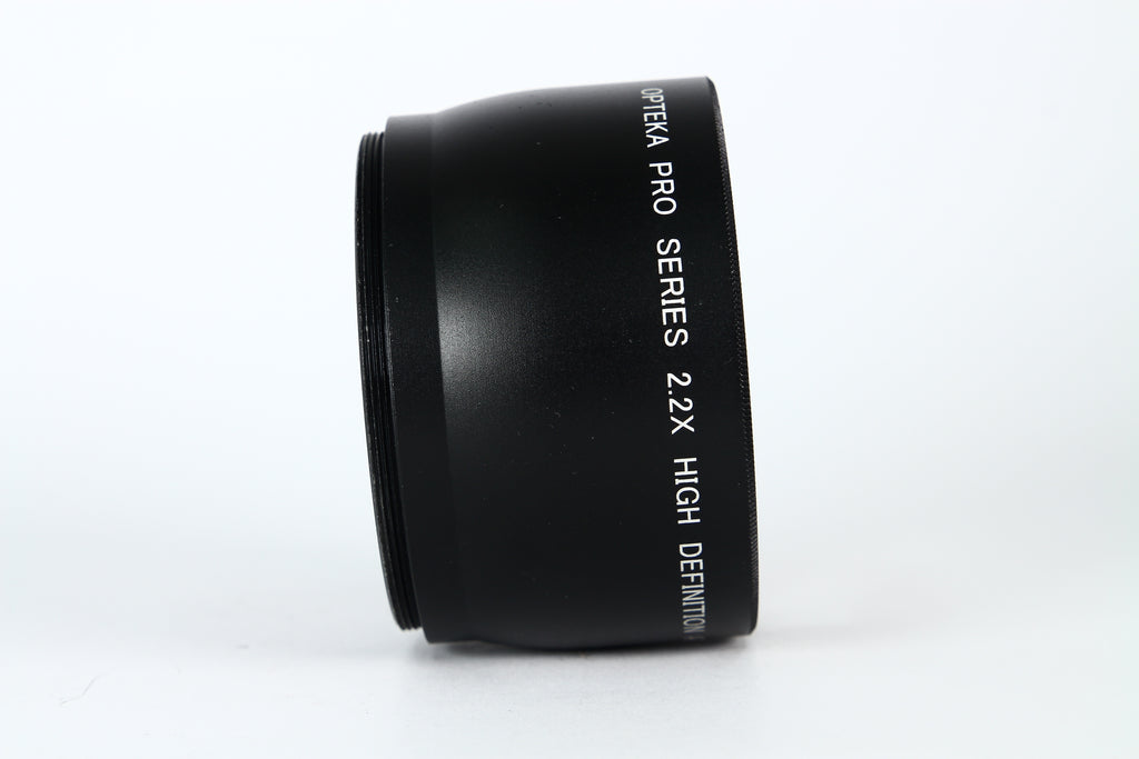 Lente conversor OPTEKA Pro para telefoto 2.2X. Diámetro 58mm.