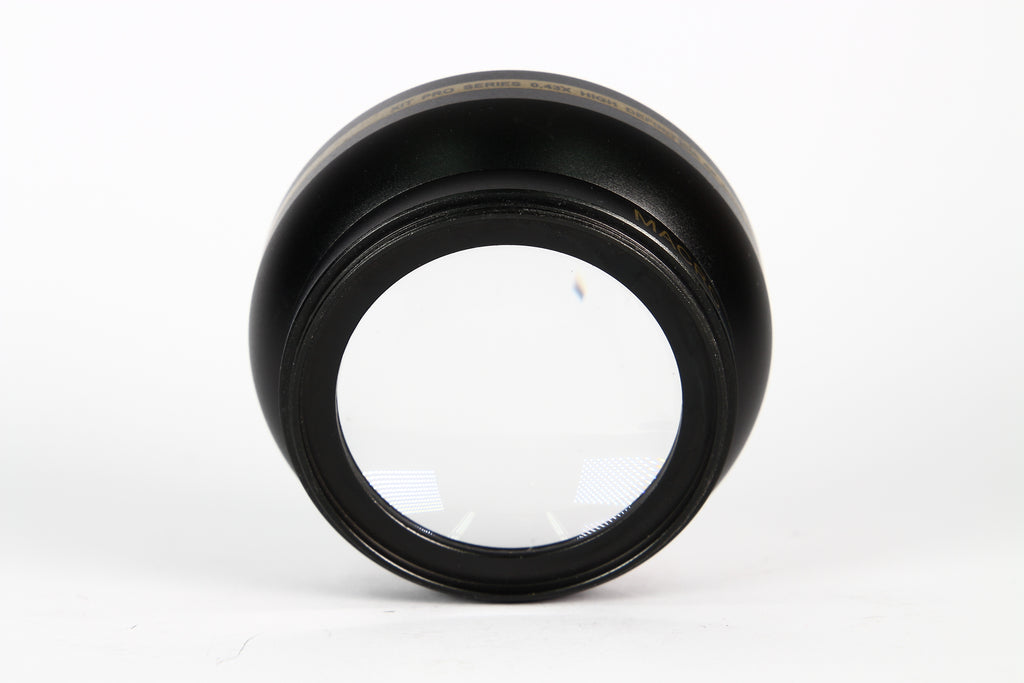 Lente conversor XIT PRO para gran angular 0.43X con macro. Diámetro 52mm.