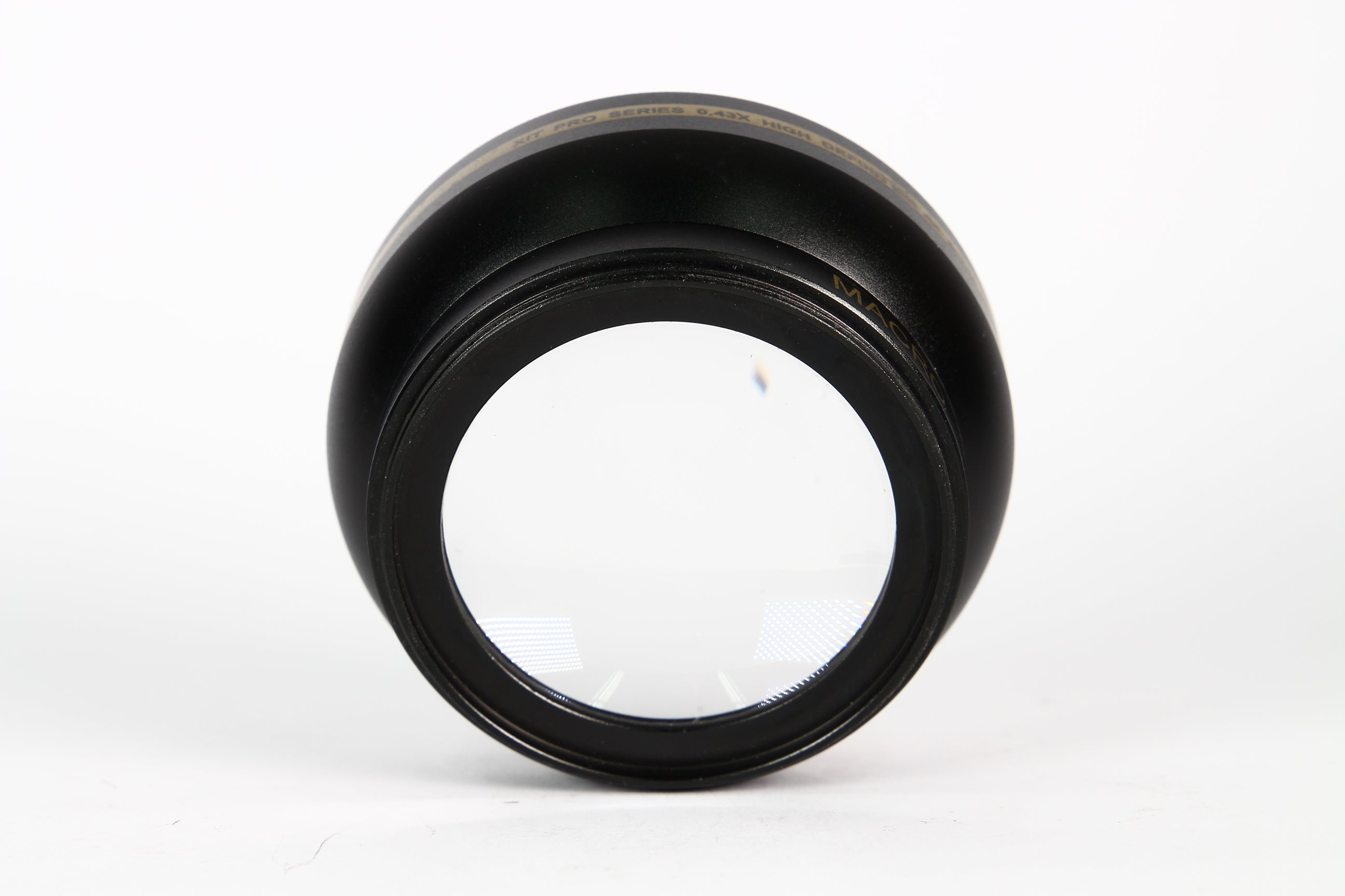 Lente conversor XIT PRO para gran angular 0.43X con macro. Diámetro 52mm.