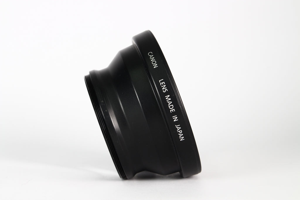 Lente conversor CANON WC-DC58 para gran angular 0.8X. Para vídeo.