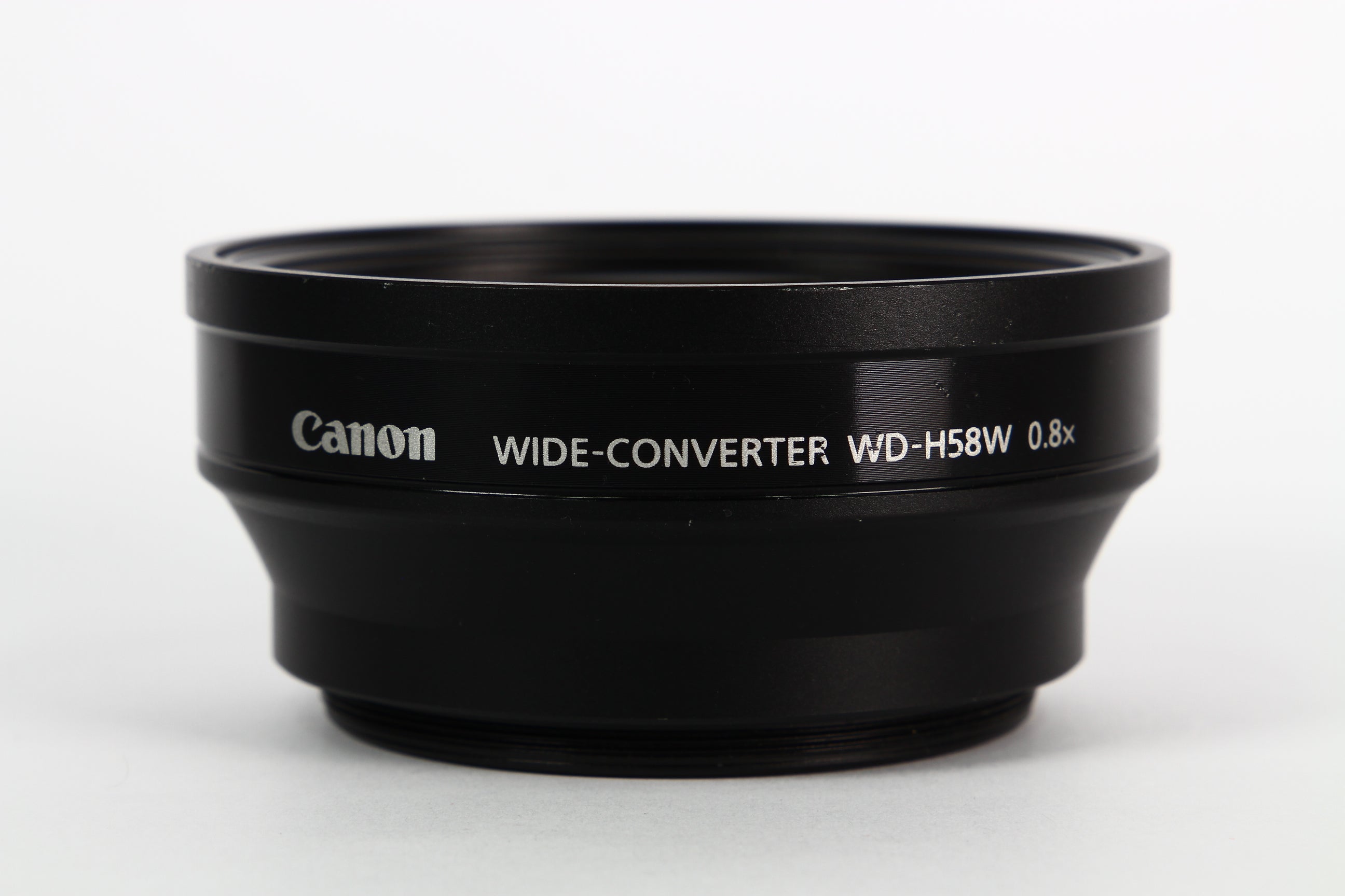 Lente conversor CANON WC-H58W para gran angular 0.8X. Para vídeo.