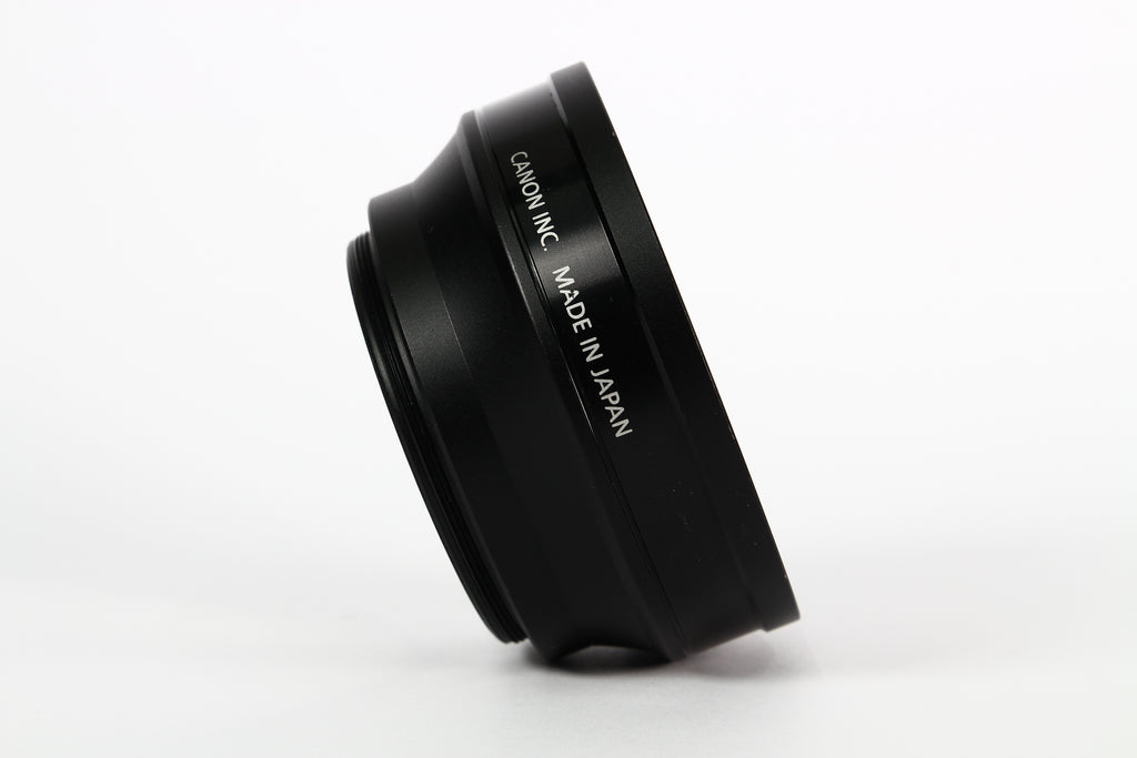 Lente conversor CANON WC-H58W para gran angular 0.8X. Para vídeo.