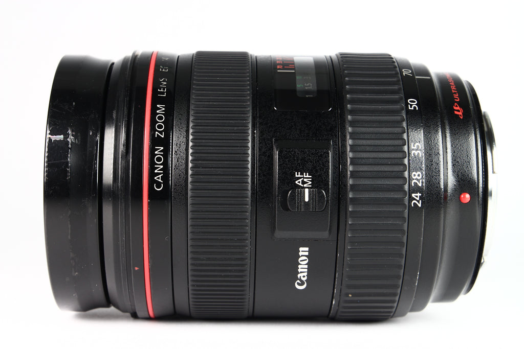 Lente CANON 24-70mm F2.8 L. Usado