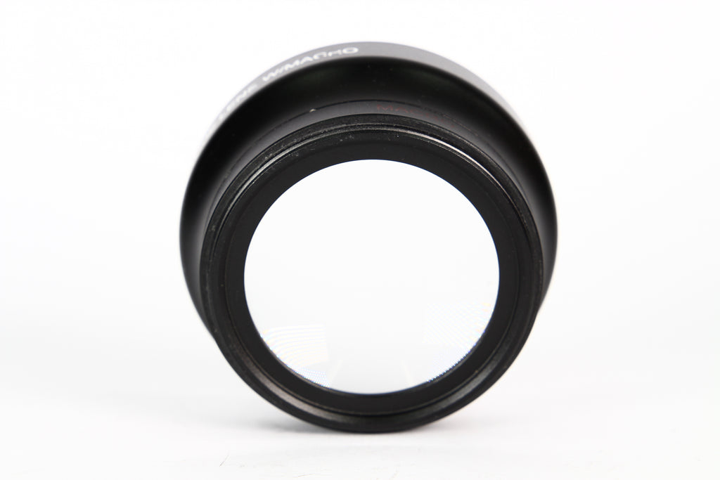 Lente conversor MERKURY para gran angular 0.45X con macro. Diámetro 52mm.