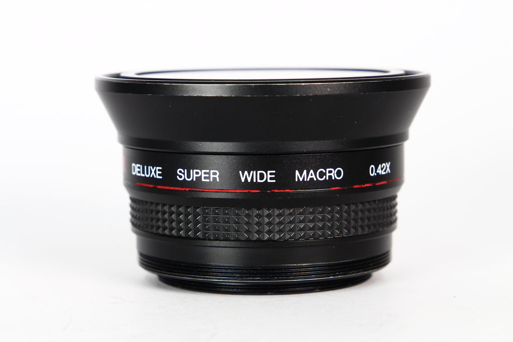 Lente conversor KALIMAR DELUXE para gran angular 0.42X con macro.