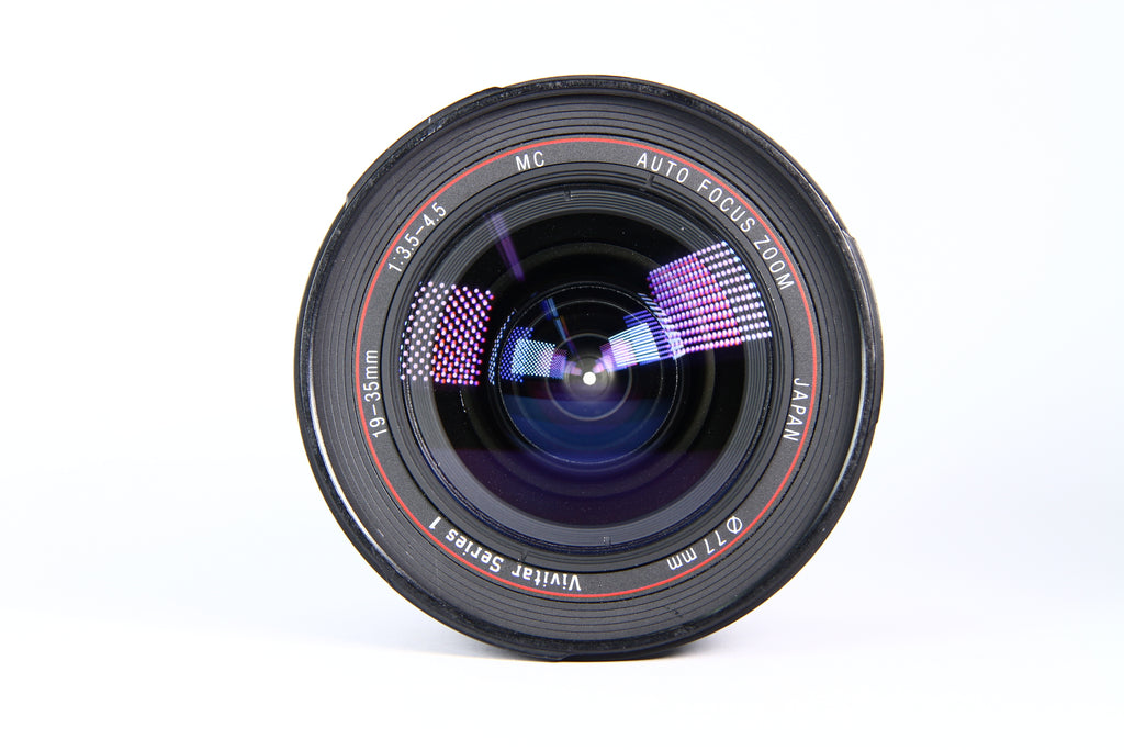 Lente Vivitar 19-35mm F3.5-4.5 MC para NIKON. Usado