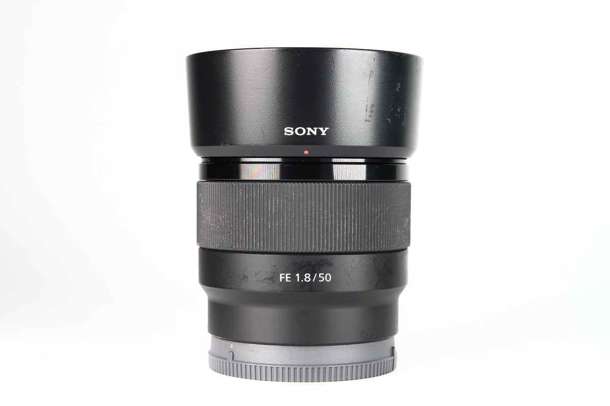 Lente SONY FE 50mm F:1.8. Usado