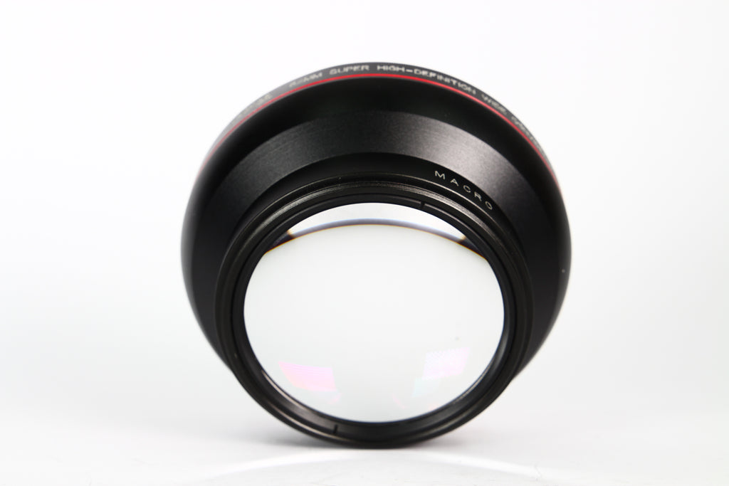 Lente conversor JACKAR para gran angular 0.45X con macro. Diámetro 62mm.