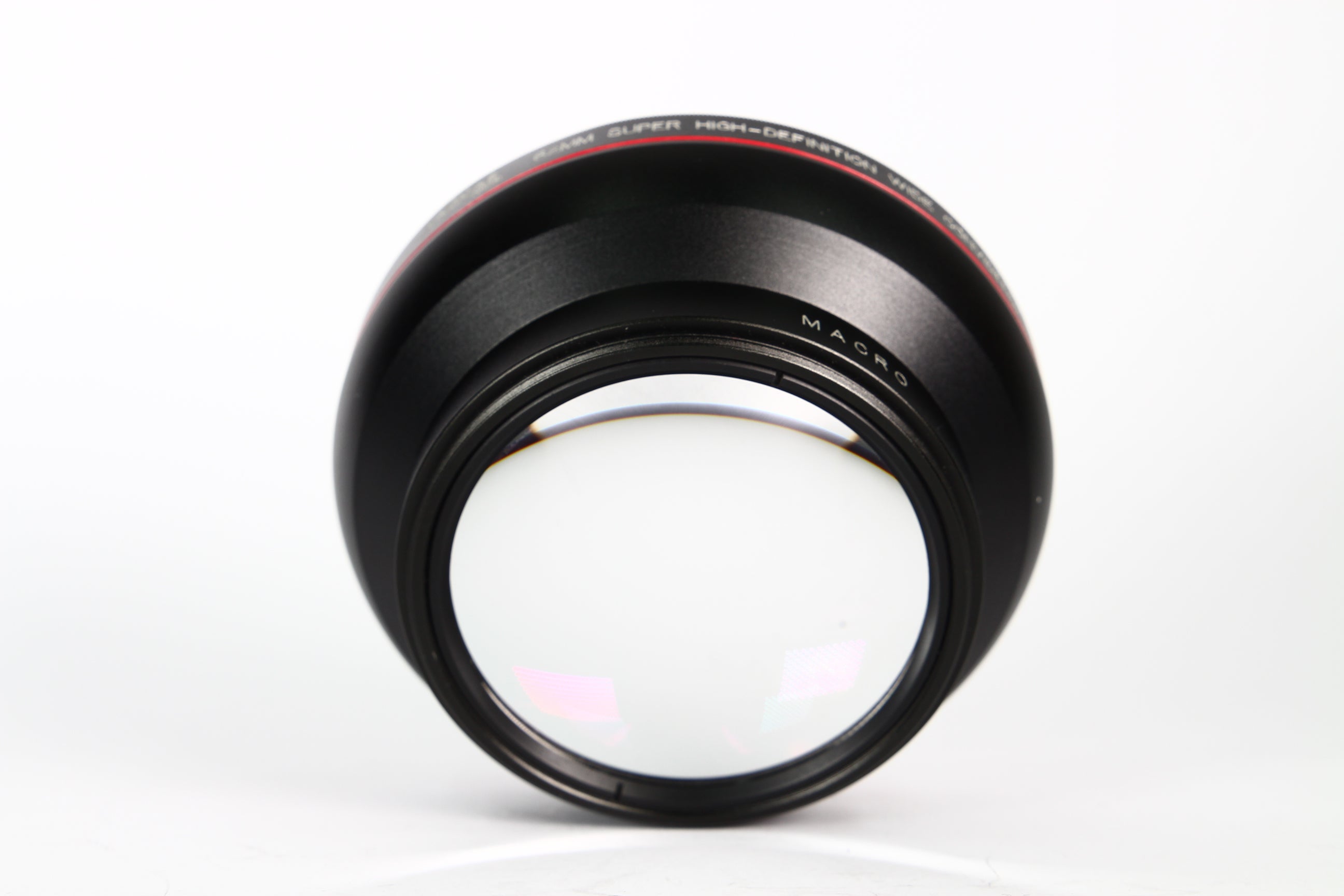 Lente conversor JACKAR para gran angular 0.45X con macro. Diámetro 62mm.