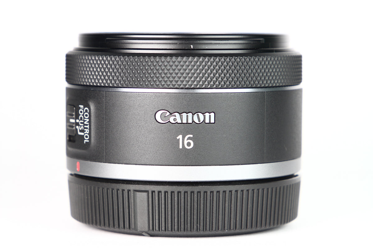 Lente Canon RF 16mm F:2.8 STM. Usado.