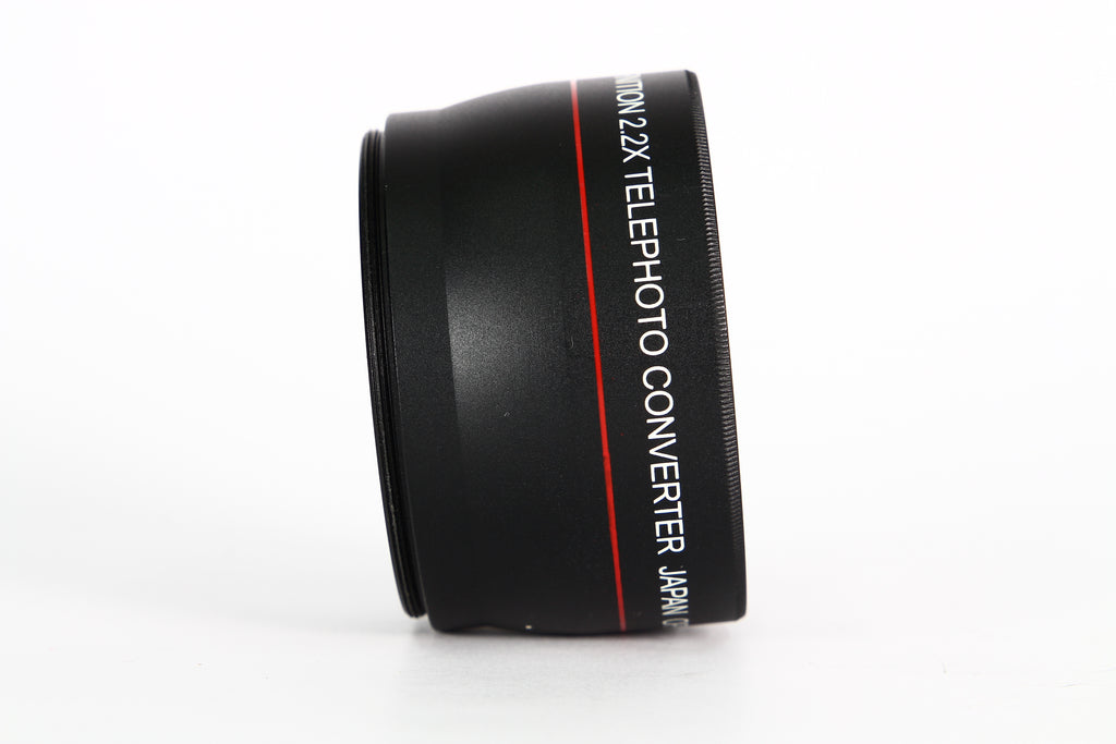 Lente conversor VIVITAR para telefoto 2.2X. Diámetro 58mm.