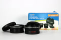 Kit de Lentes conversores Zeikos Gran angular y telefoto. Diámetro 58mm