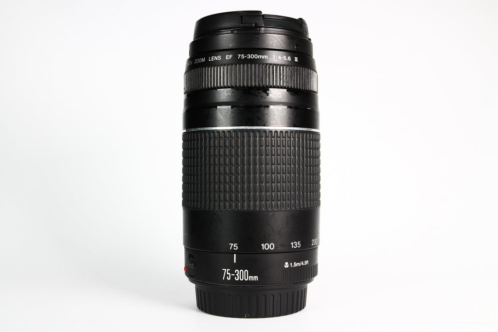 Lente CANON EF 75-300 F4-5.6 III. Usado