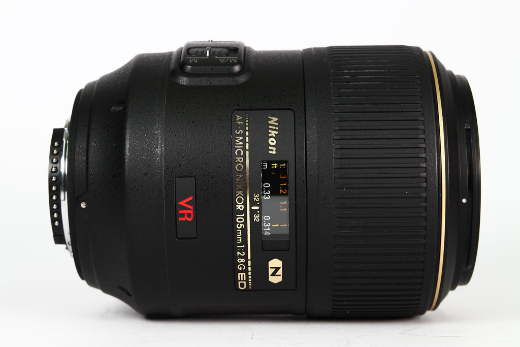 Lente NIKON AF-S MICRO NIKKOR 105mm F2.8 G ED. Usado