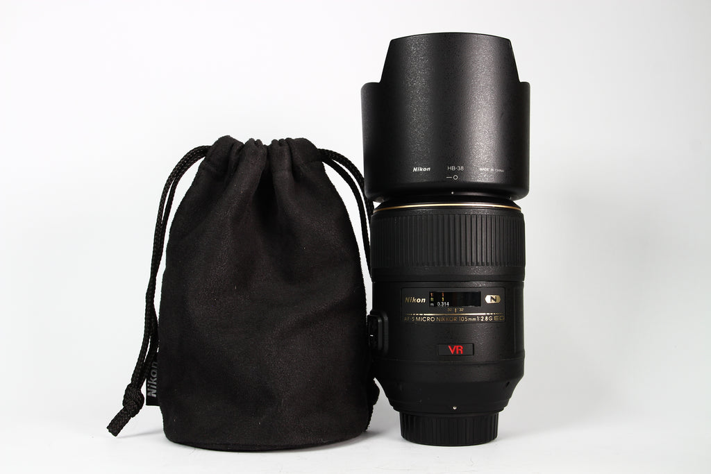 Lente NIKON AF-S MICRO NIKKOR 105mm F2.8 G ED. Usado