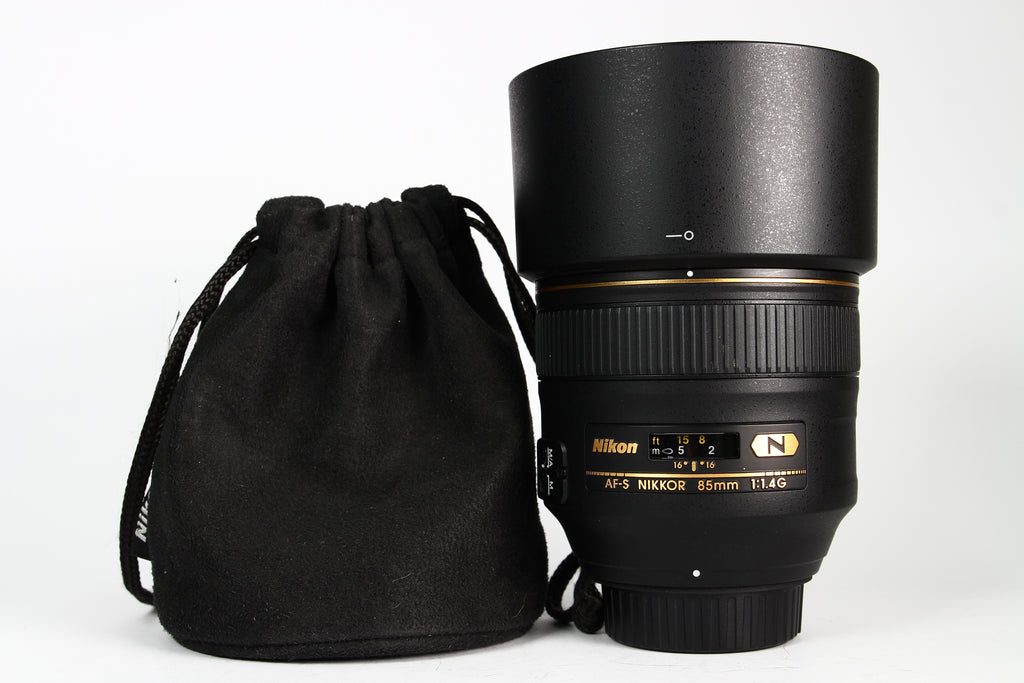Lente NIKON AF-S 85mm F1.4 G. Usado