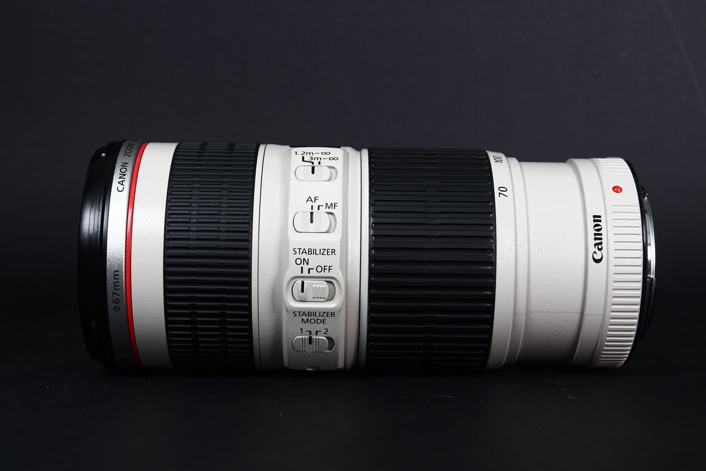 Lente CANON EF 70-200 F4 L IS USM. Usado