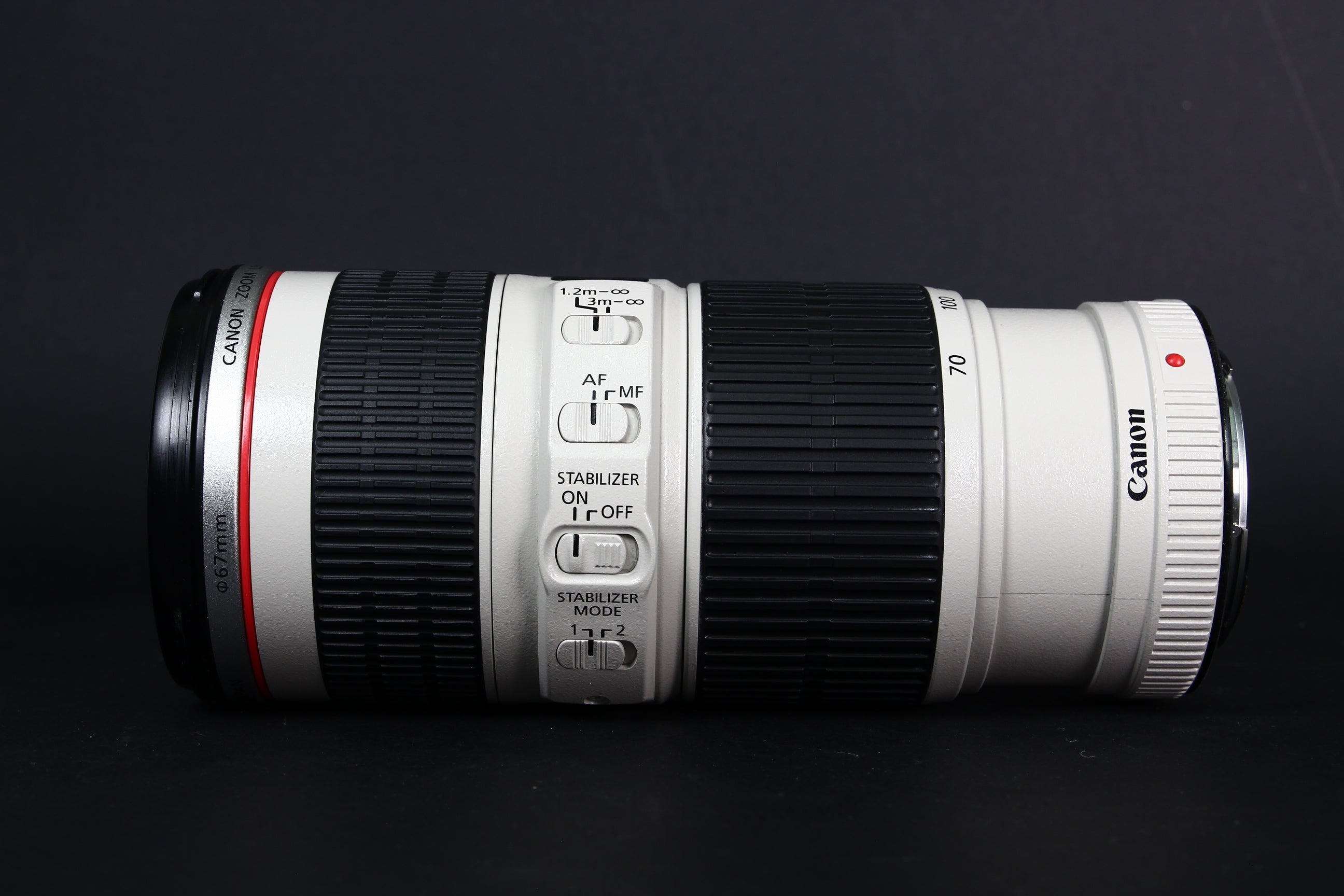 Lente CANON EF 70-200 F4 L IS USM. Usado