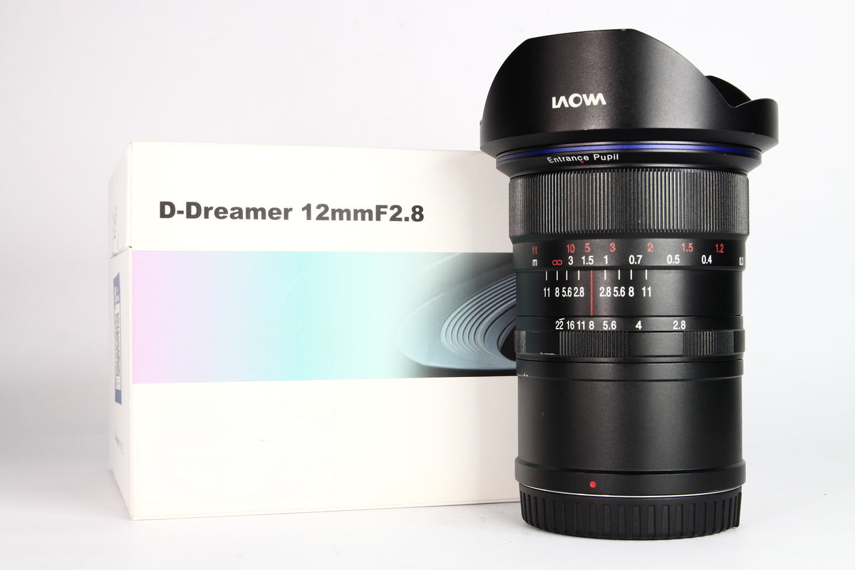 Lente Laowa D-Dreamer 12 mm F2.8 para NIKON Z. Usado