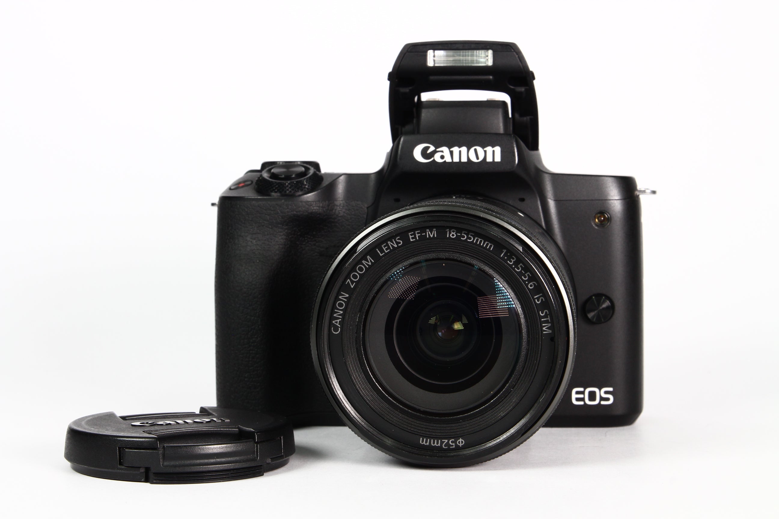 Cámara Digital CANON EOS M50 Mark II con lente 18-55mm. Usada