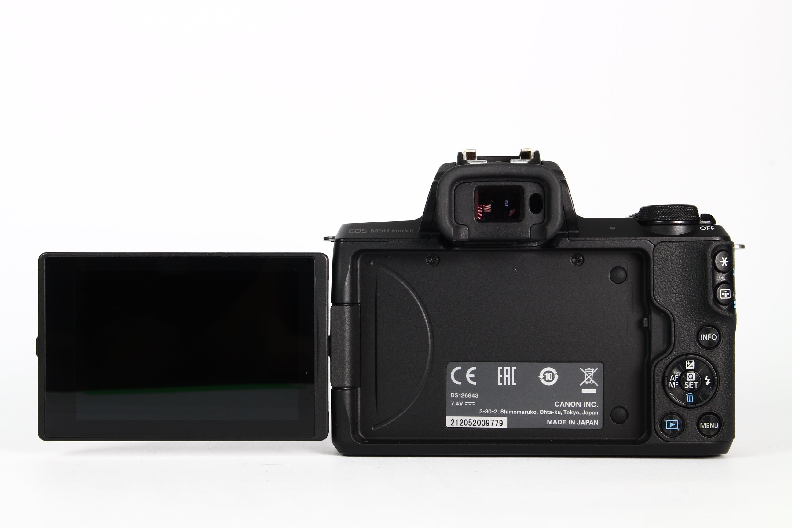 Cámara Digital CANON EOS M50 Mark II con lente 15-45mm. Usada