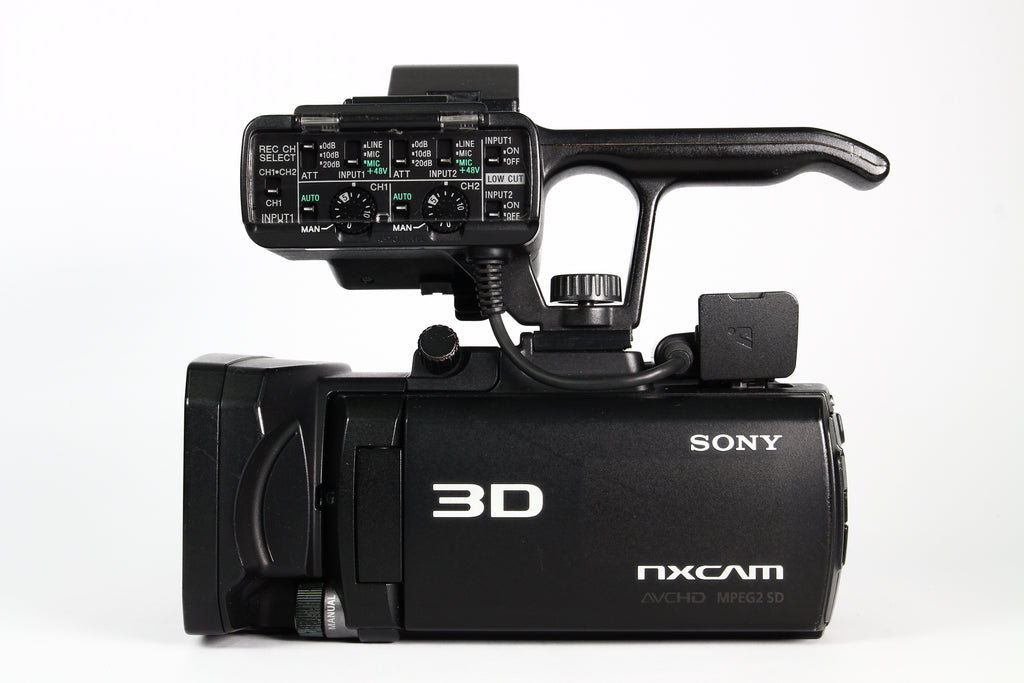 Cámara de vídeo digital SONY NXCAM 3D HXR-NX3D1. Usada.