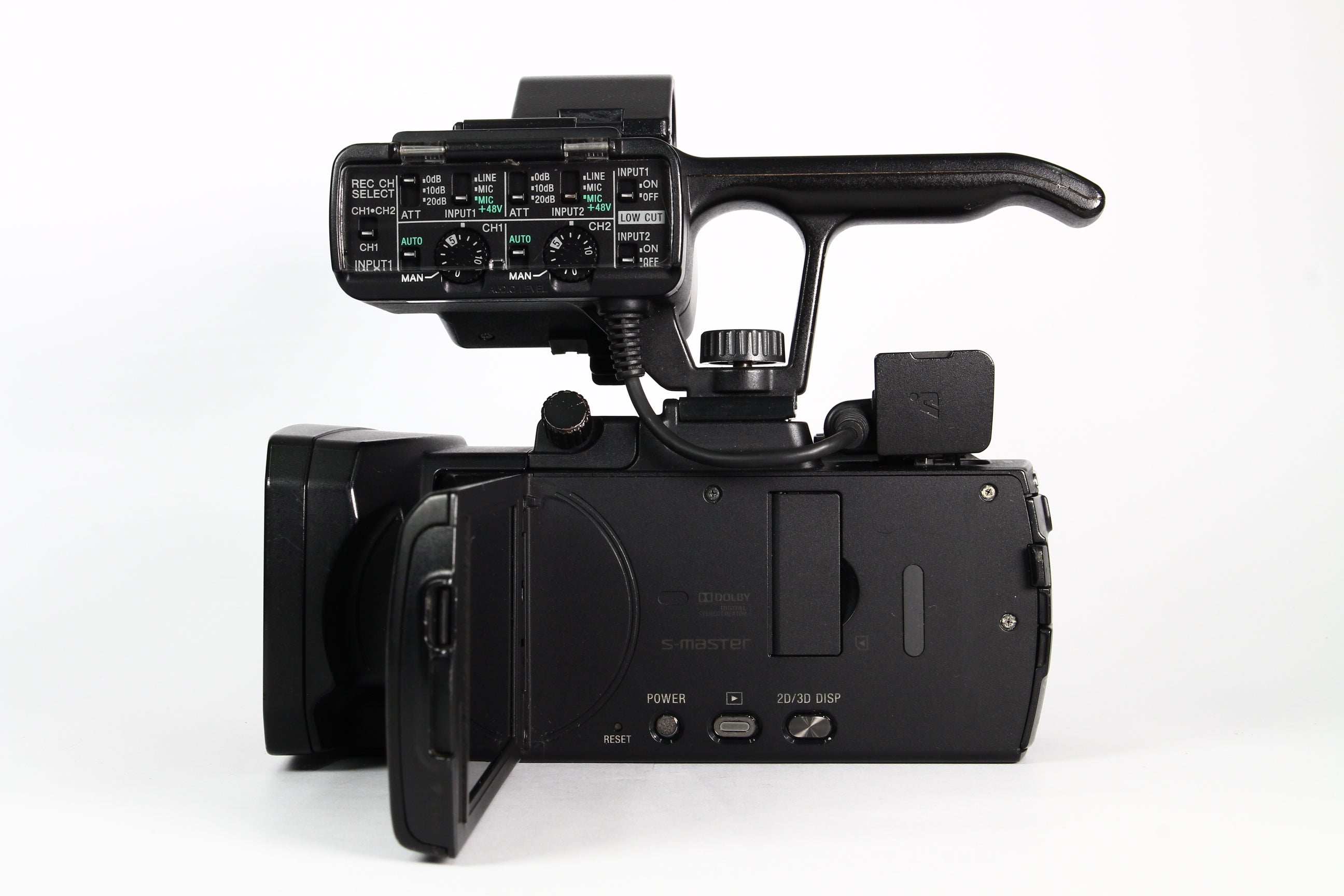 Cámara de vídeo digital SONY NXCAM 3D HXR-NX3D1. Usada.