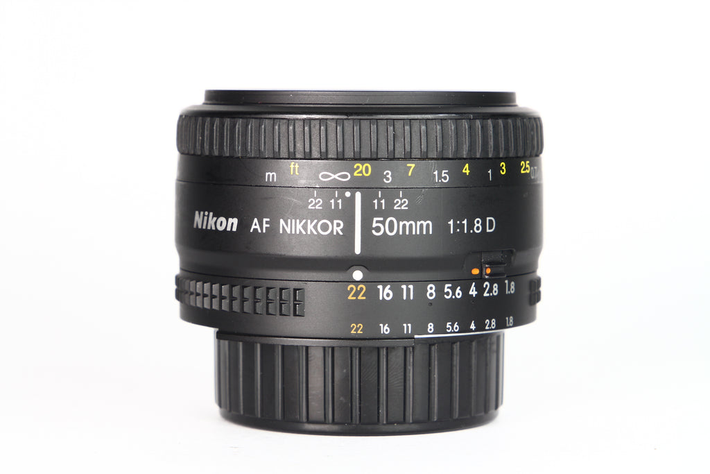 Lente Nikon AF NIKKOR 50mm F1.8 D. Usado