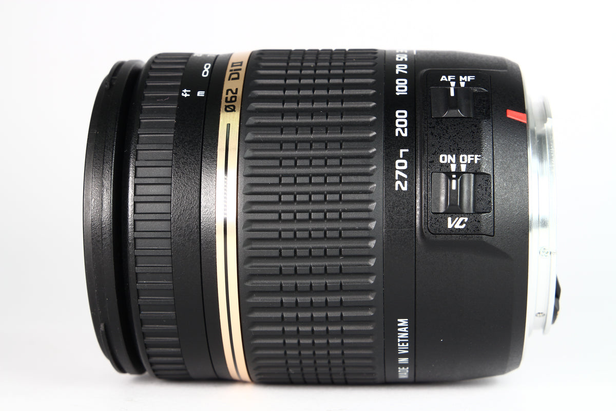 Lente TAMRON para CANON EF 18-270mm F: 3.5-6.3 Di II VC PZD. Usado