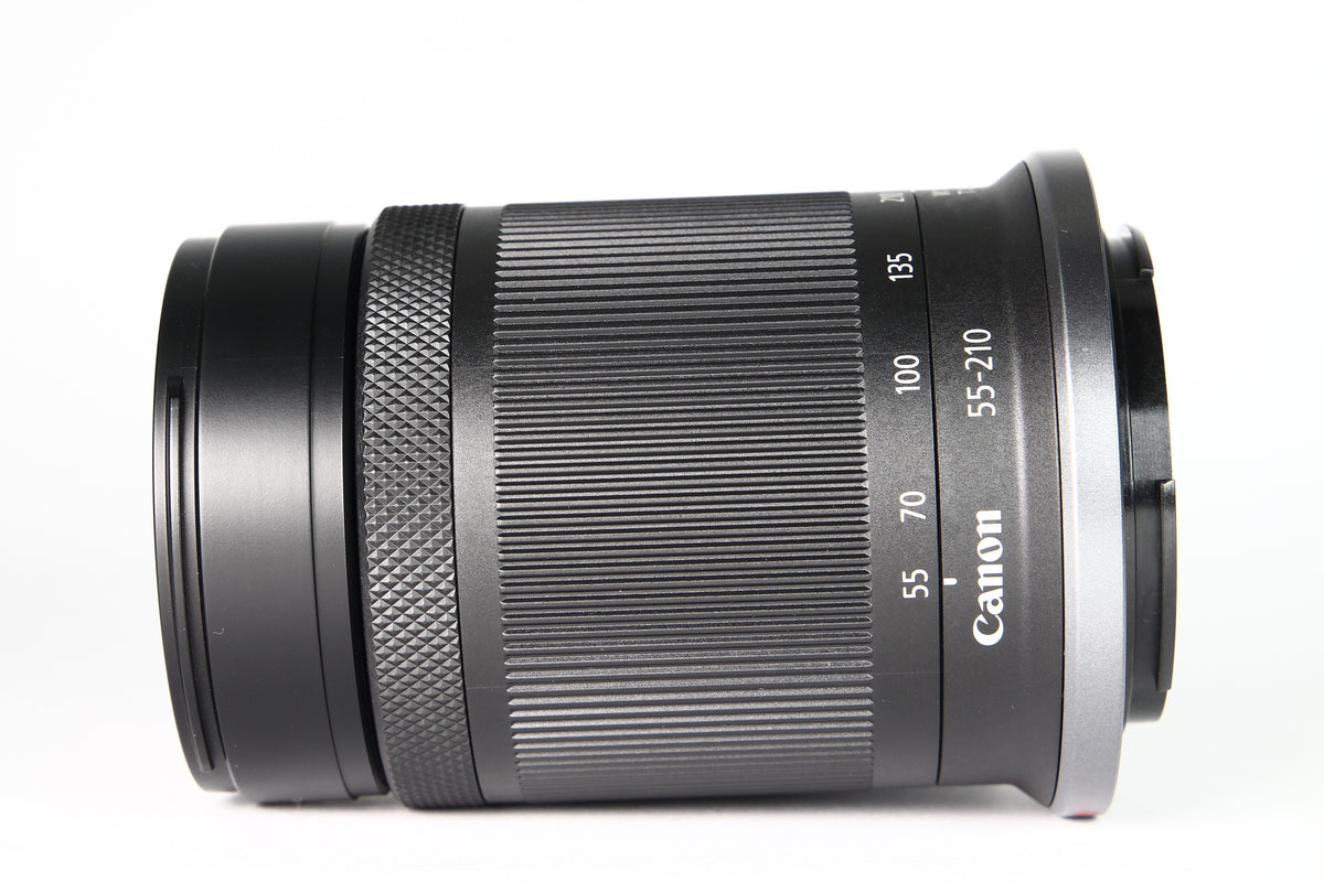 Lente Canon RF-S 55-210mm F:5-7.1 IS STM. Usado.