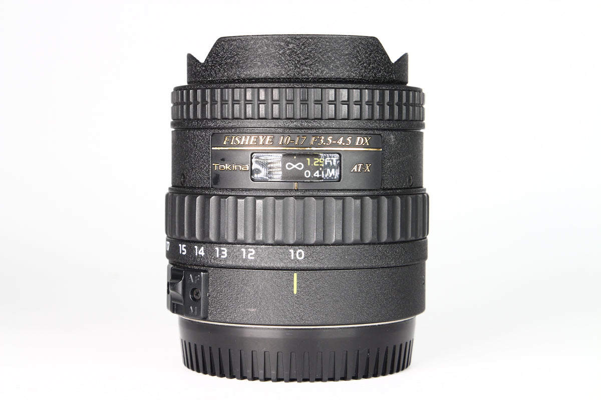Lente Tokina 10-17mm F:3.5-4.5 Fish Eye DX AT-X  Para Canon. Usado