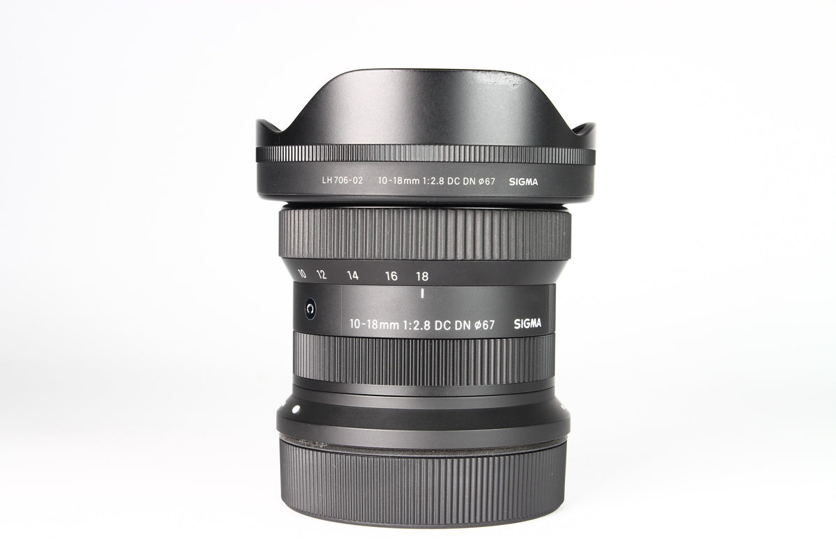Lente Sigma Para Canon RF-S 10-18mm DC DN F:2.8. Usado