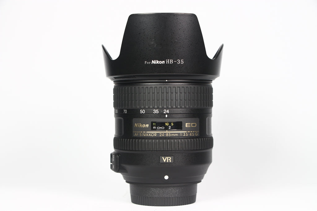 Lente NIKON AF-S 24-85mm F3.5-4.5 ED G VR. Usado.