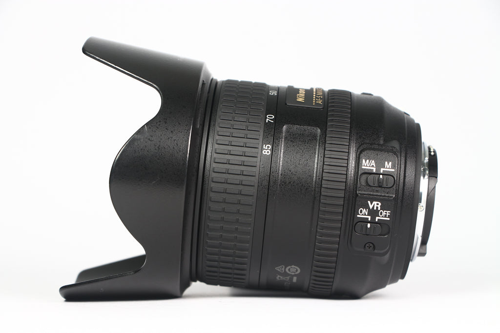 Lente NIKON AF-S 24-85mm F3.5-4.5 ED G VR. Usado.