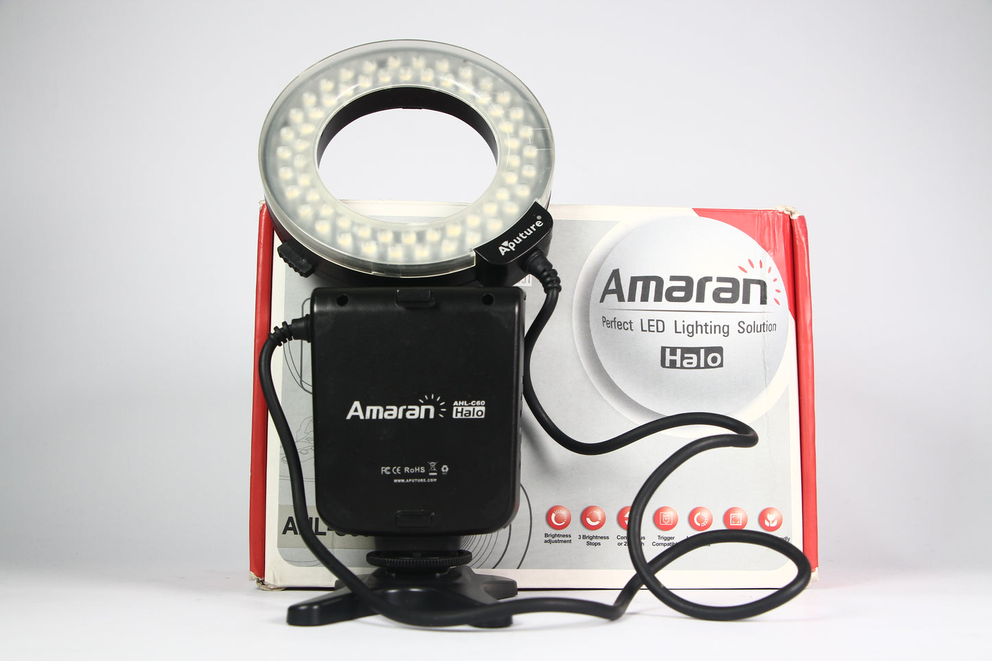 Led Ring macro Amaran Halo AHL-C60 para Canon