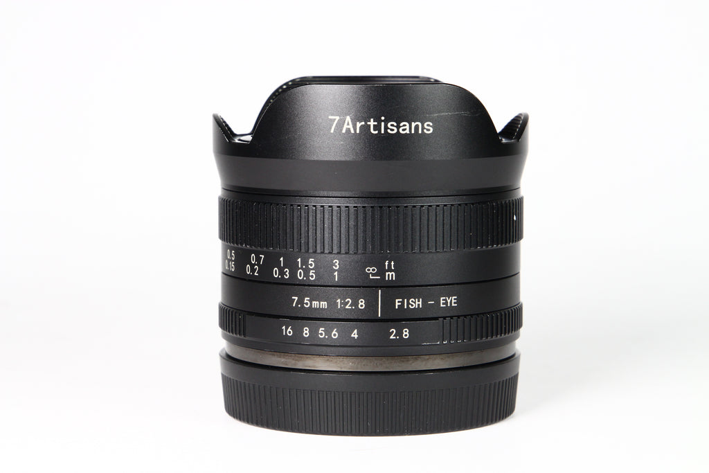 Lente Spectrum 7 Artisans 7.5 mm F2.8 II para SONY. Usado