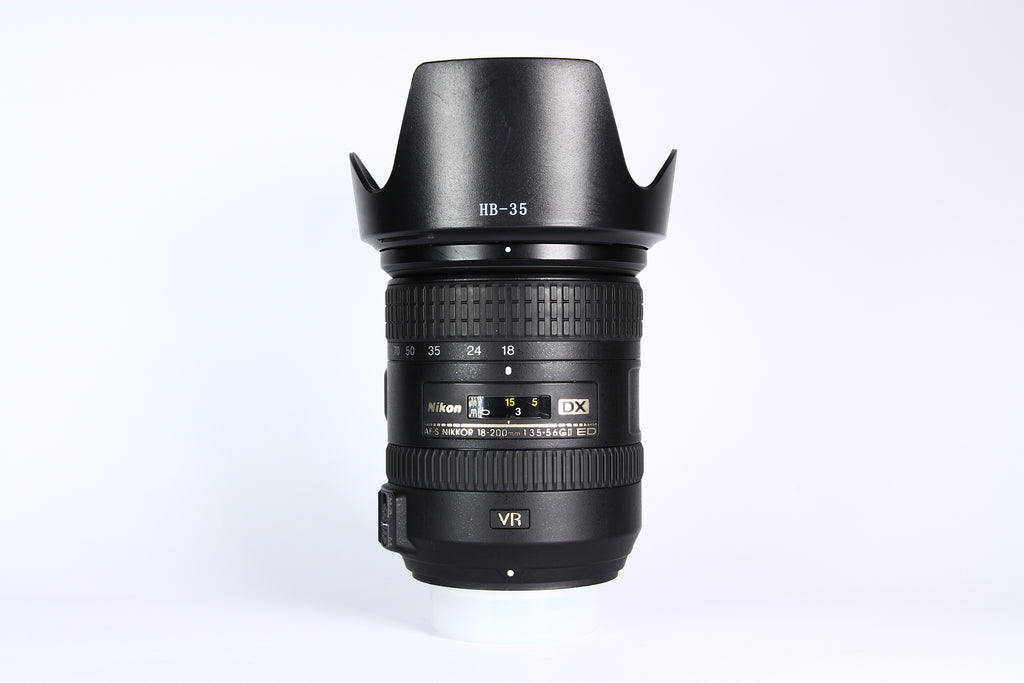 Lente NIKON DX AF-S 18-200mm F3.5-5.6 G II. Usado