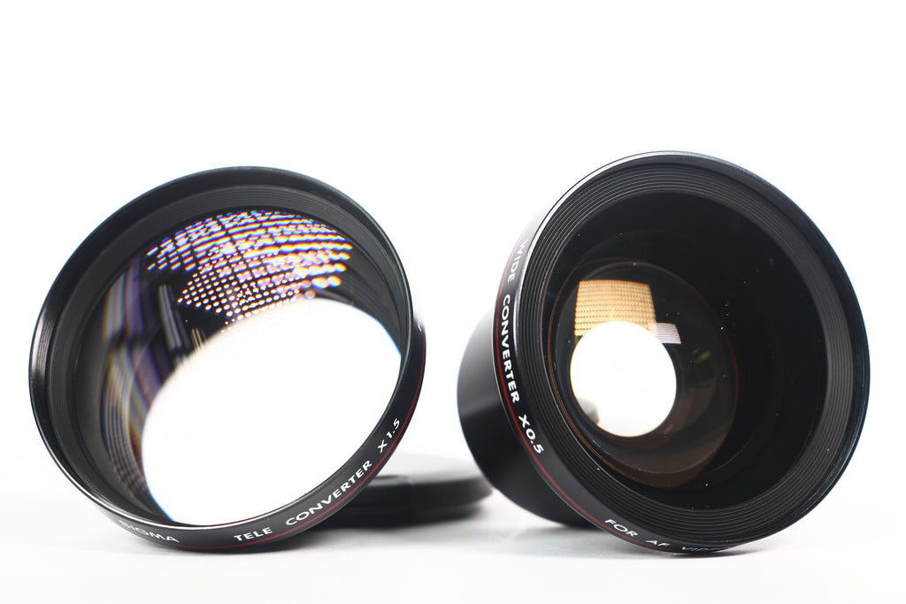 Kit Sigma de Lentes - Lentillas para Vídeo Teleconvertidor y Gran Angular para cámaras vintage